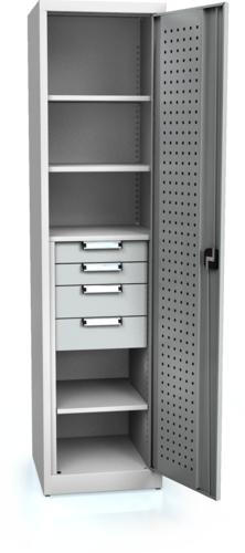 System cupboard UNI 1950 x 490 x 500 - shelves-drawers